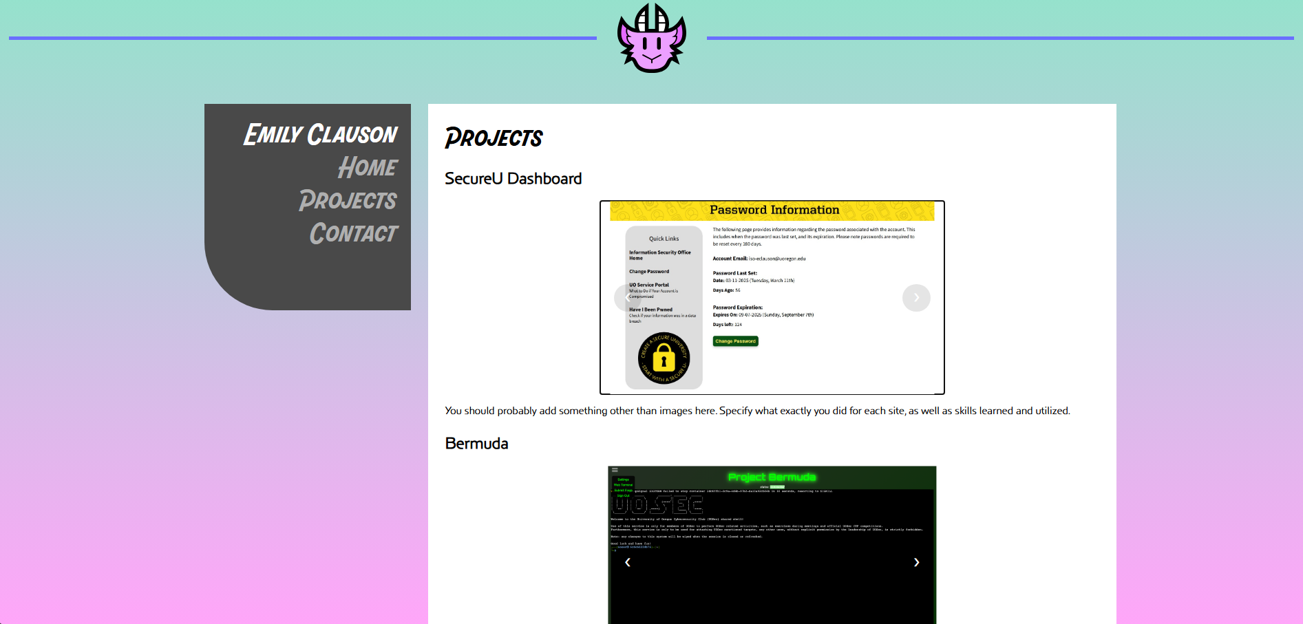 Emily's Project Page