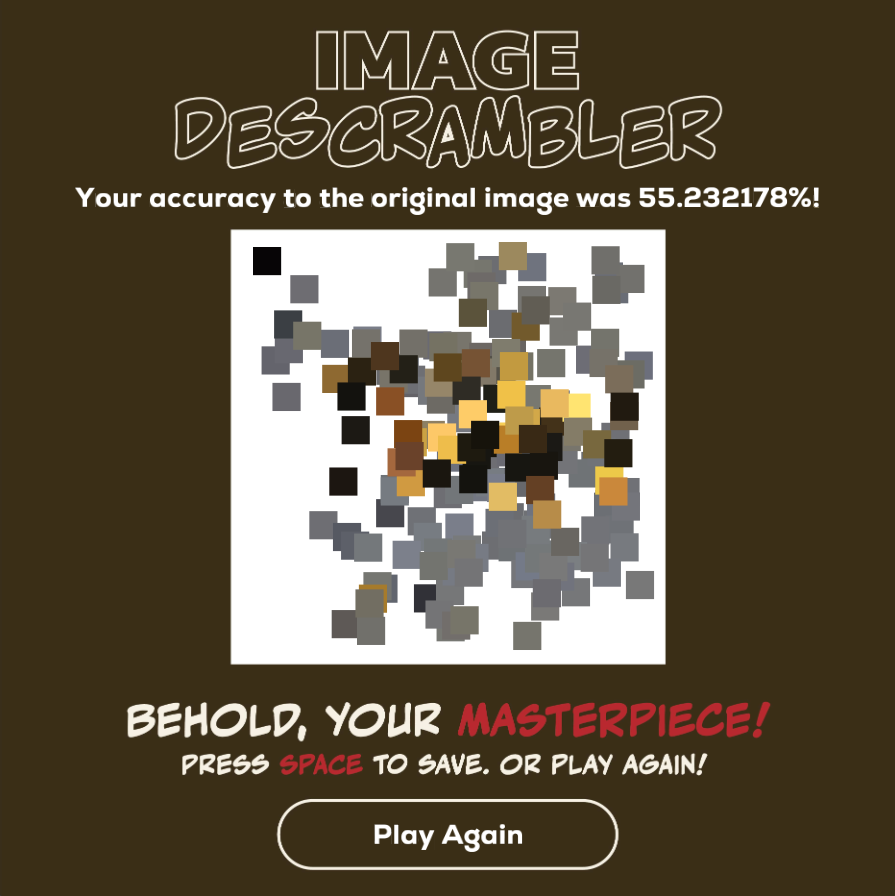 My masterpiece in Descrambler